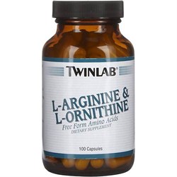 TWINLAB L-ARGININE & L-ORNITHINE (100 КАПС.)